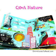 Load image into Gallery viewer, Usborne Lift-The-Flap Questions and Answers about Nature Board Book
