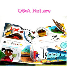 Load image into Gallery viewer, Usborne Lift-The-Flap Questions and Answers about Nature Board Book
