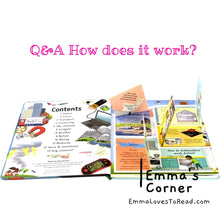 Load image into Gallery viewer, Usborne Lift-The-Flap Questions and Answers about How does it work? Board Book
