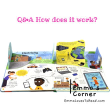 Load image into Gallery viewer, Usborne Lift-The-Flap Questions and Answers about How does it work? Board Book
