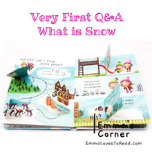 Load image into Gallery viewer, Usborne Lift-The-Flap Very First Questions &amp; Answers : What is Snow? Board Book
