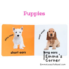 Load image into Gallery viewer, DK Baby Touch and Feel Puppies Baby Board Book
