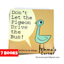 Load image into Gallery viewer, Don&#39;t Let the Pigeon Drive the Bus! Series by Mo Willems (7 books)
