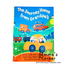 Load image into Gallery viewer, Barefoot Sing-along Book: The Journey Home From Grandpa&#39;s by Jemima Lumley PB
