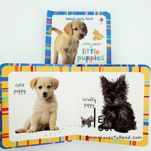 Load image into Gallery viewer, Usborne Baby&#39;s Very First Little Book of Little Puppies Board Book
