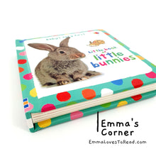 Load image into Gallery viewer, Usborne Baby&#39;s Very First Little Book of Little Bunnies Board Book
