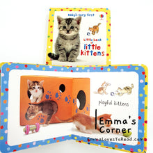 Load image into Gallery viewer, Usborne Baby&#39;s Very First Little Book of Little Kittens Board Book
