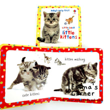 Load image into Gallery viewer, Usborne Baby&#39;s Very First Little Book of Little Kittens Board Book
