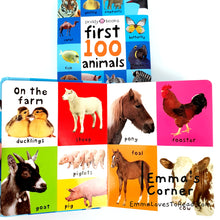 Load image into Gallery viewer, First 100 Animals Padded Board Book by Priddy Baby
