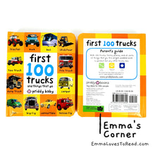 Load image into Gallery viewer, First 100 Trucks Padded Board Book by Priddy Baby
