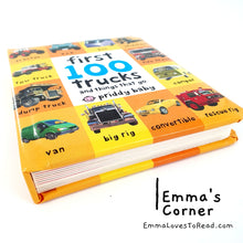 Load image into Gallery viewer, First 100 Trucks Padded Board Book by Priddy Baby
