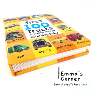 First 100 Trucks Padded Board Book by Priddy Baby