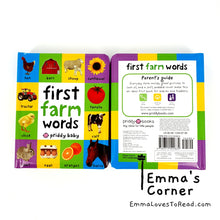 Load image into Gallery viewer, First Farm Words Board Book by Priddy Baby
