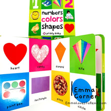 Load image into Gallery viewer, Numbers Colors Shapes Padded Board Book by Priddy Baby
