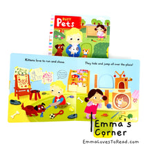 Load image into Gallery viewer, Campbell Busy Book: Busy Pets Interactive Board Book
