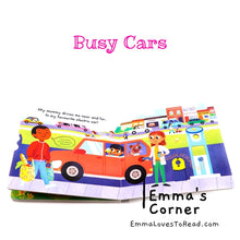 Load image into Gallery viewer, Campbell Busy Book: Busy Cars Interactive Board Book
