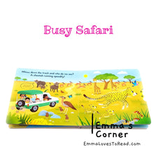 Load image into Gallery viewer, Campbell Busy Book: Busy Safari Interactive Board Book
