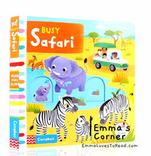 Load image into Gallery viewer, Campbell Busy Book: Busy Safari Interactive Board Book
