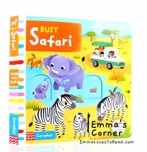 Campbell Busy Book: Busy Safari Interactive Board Book