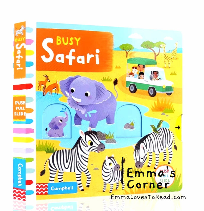 Campbell Busy Book: Busy Safari Interactive Board Book