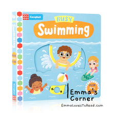 Load image into Gallery viewer, Campbell Busy Book: Busy Swimming Interactive Board Book
