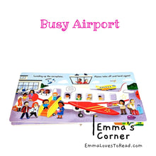 Load image into Gallery viewer, Campbell Busy Book: Busy Airport Interactive Board Book
