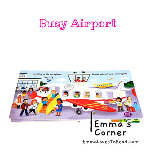 Campbell Busy Book: Busy Airport Interactive Board Book