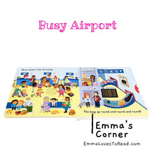 Load image into Gallery viewer, Campbell Busy Book: Busy Airport Interactive Board Book
