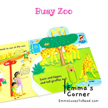 Load image into Gallery viewer, Campbell Busy Book: Busy Zoo Interactive Board Book
