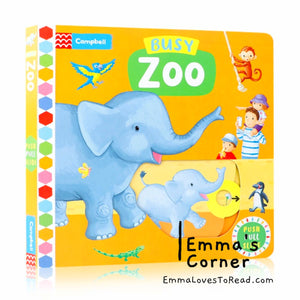 Campbell Busy Book: Busy Zoo Interactive Board Book