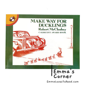 Make Way for Ducklings by Robert McCloskey Children Picture Book PB