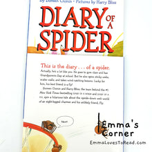 Load image into Gallery viewer, Diary of a Spider by Doreen Cronin PB
