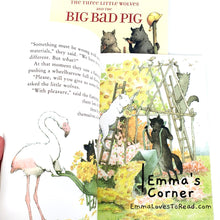 Load image into Gallery viewer, The Three Little Wolves and the Big Bad Pig by Eugene Trivizas PB
