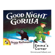 Load image into Gallery viewer, Good Night, Gorilla by Peggy Rathmann Children Picture Book PB
