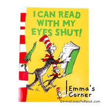 Load image into Gallery viewer, Dr. Seuss Book: I Can Read with My Eyes Shut! PB
