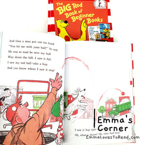 The Big Red Book of Beginner Books by P.D. Eastman Robert Lopshire Marilyn Sadler Mike McClintock Al Perkins Joan Heilbroner Children Picture Book