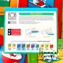 Load image into Gallery viewer, Bob Books S1: Rhyming Words Box Set Phonics, Ages 4 and Up, Kindergarten (10 books)
