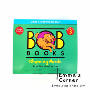 Bob Books S1: Rhyming Words Box Set Phonics, Ages 4 and Up, Kindergarten (10 books)