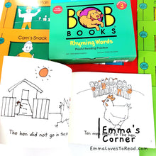 Load image into Gallery viewer, Bob Books S1: Rhyming Words Box Set Phonics, Ages 4 and Up, Kindergarten (10 books)
