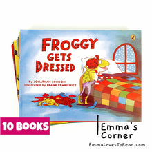 Load image into Gallery viewer, Froggy Gets Dressed by Jonathan London Book Set (10 books)
