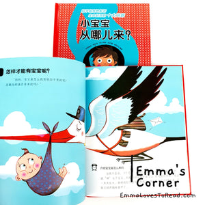 [France Origin] 小宝宝从哪儿来? Where Does Baby Come From? Children Picture Book PBC