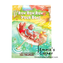 Load image into Gallery viewer, Row Row Row Your Boat by Iza Trapani Children Nursery Rhyme Picture Book PB
