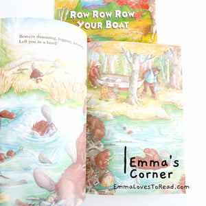 Row Row Row Your Boat by Iza Trapani Children Nursery Rhyme Picture Book PB