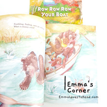 Load image into Gallery viewer, Row Row Row Your Boat by Iza Trapani Children Nursery Rhyme Picture Book PB
