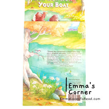 Load image into Gallery viewer, Row Row Row Your Boat by Iza Trapani Children Nursery Rhyme Picture Book PB
