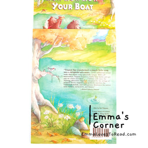 Row Row Row Your Boat by Iza Trapani Children Nursery Rhyme Picture Book PB