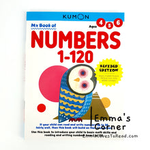 Load image into Gallery viewer, Kumon My Book of Numbers 1-120 Activity Book (Revised Edition)
