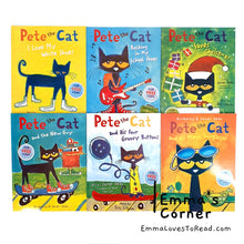 Load image into Gallery viewer, Pete the Cat I Love My White Shoes Children Picture Book Set by Eric Litwin and James Dean (6 books)
