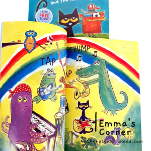 Pete the Cat I Love My White Shoes Children Picture Book Set by Eric Litwin and James Dean (6 books)