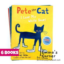 Load image into Gallery viewer, Pete the Cat I Love My White Shoes Children Picture Book Set by Eric Litwin and James Dean (6 books)
